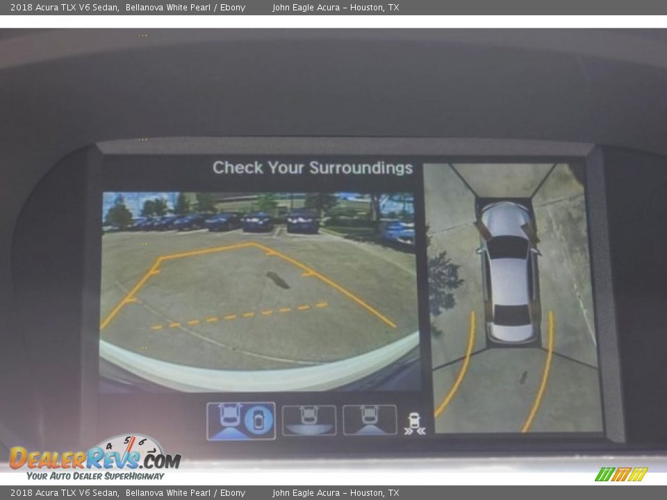 2018 Acura TLX V6 Sedan Bellanova White Pearl / Ebony Photo #35