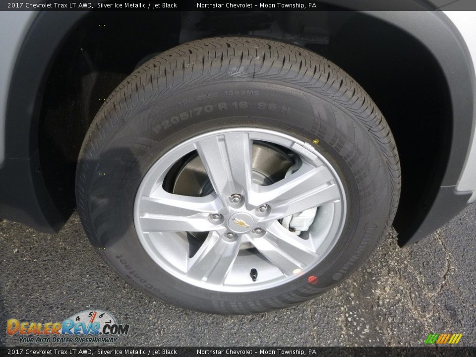 2017 Chevrolet Trax LT AWD Silver Ice Metallic / Jet Black Photo #9