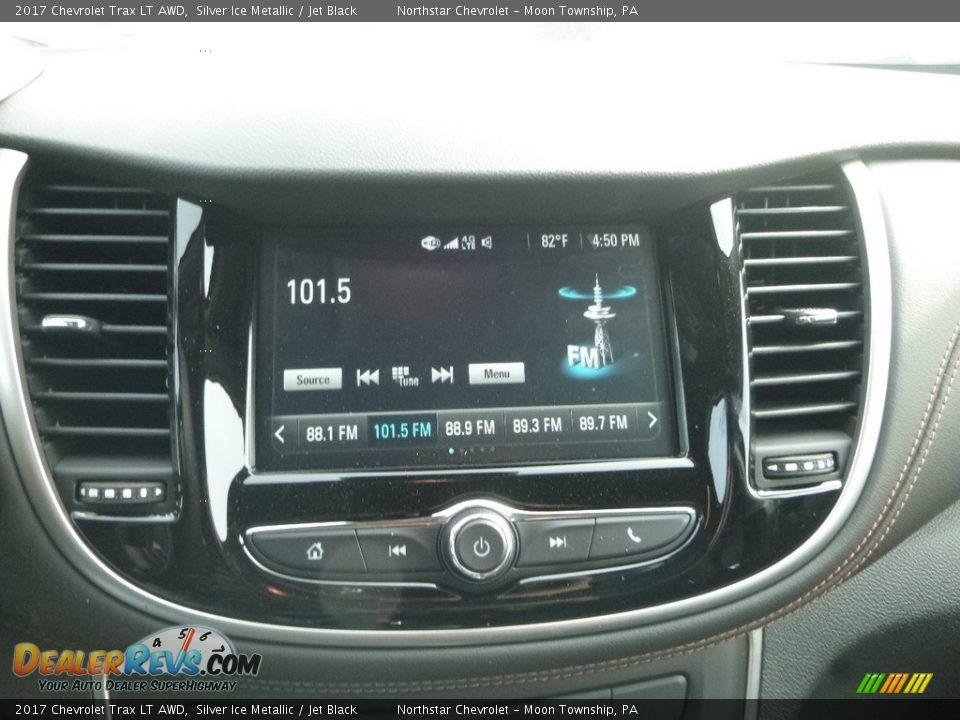2017 Chevrolet Trax LT AWD Silver Ice Metallic / Jet Black Photo #18