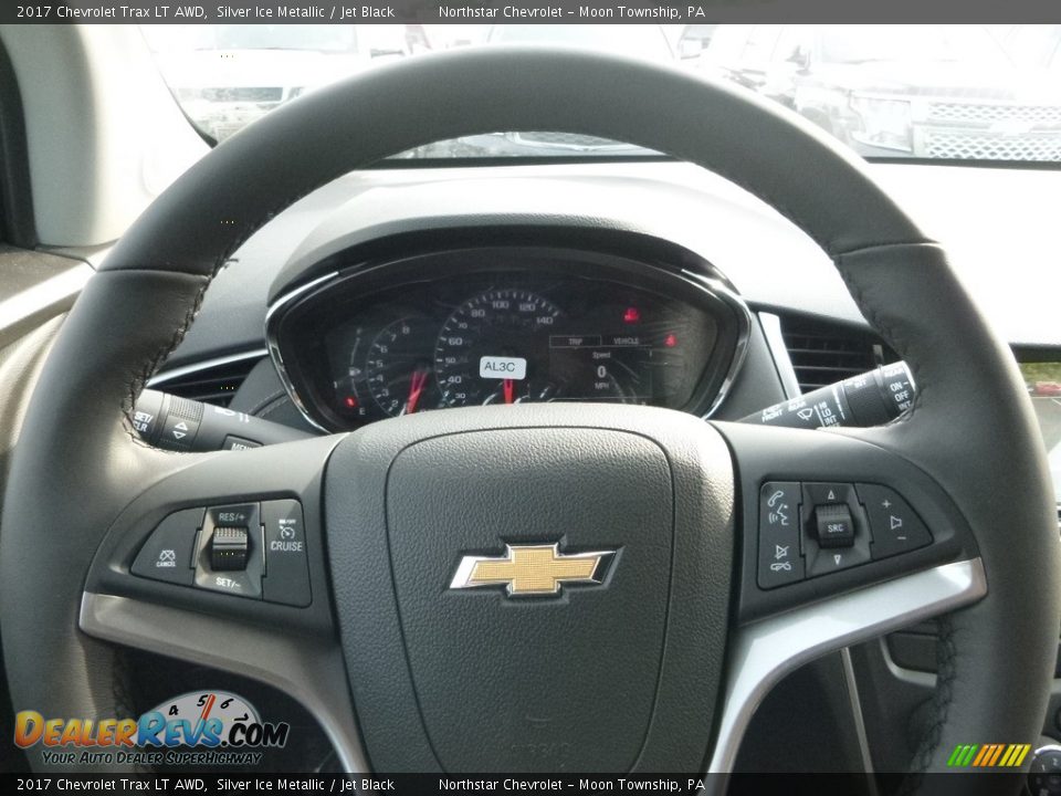 2017 Chevrolet Trax LT AWD Silver Ice Metallic / Jet Black Photo #20