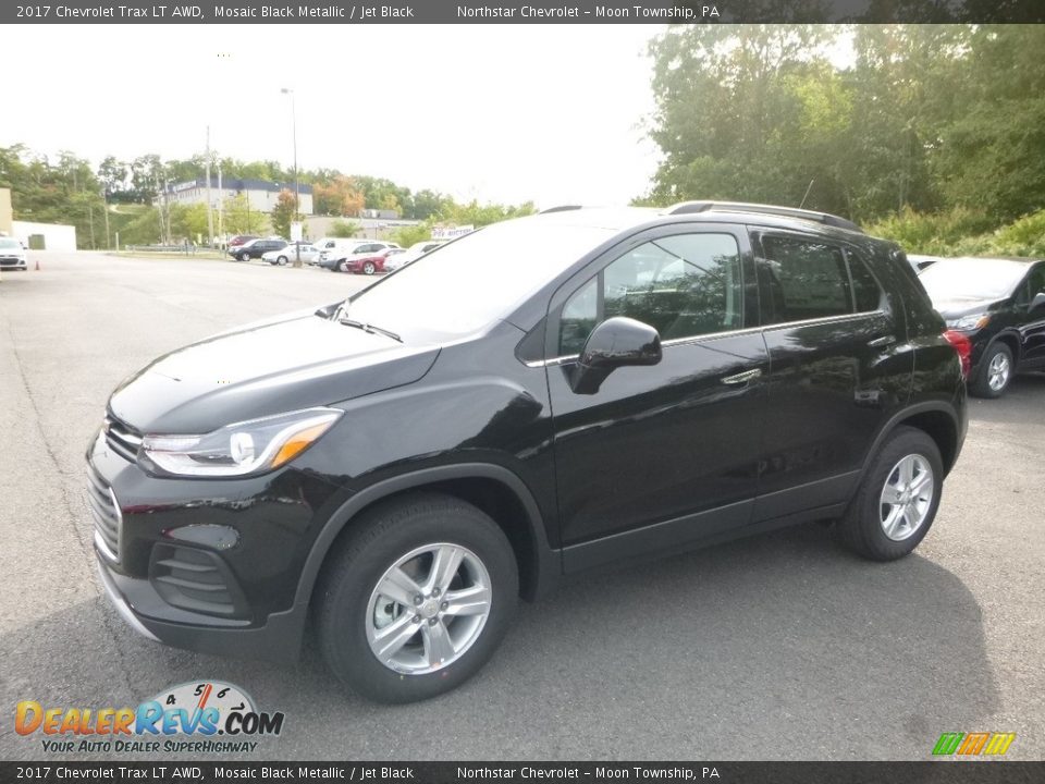 2017 Chevrolet Trax LT AWD Mosaic Black Metallic / Jet Black Photo #1