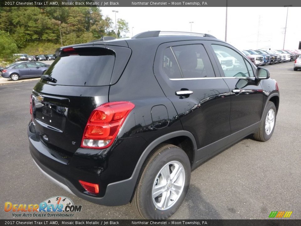 2017 Chevrolet Trax LT AWD Mosaic Black Metallic / Jet Black Photo #5