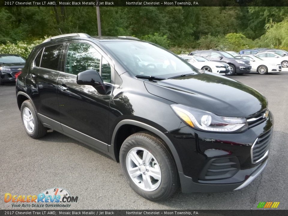 2017 Chevrolet Trax LT AWD Mosaic Black Metallic / Jet Black Photo #7