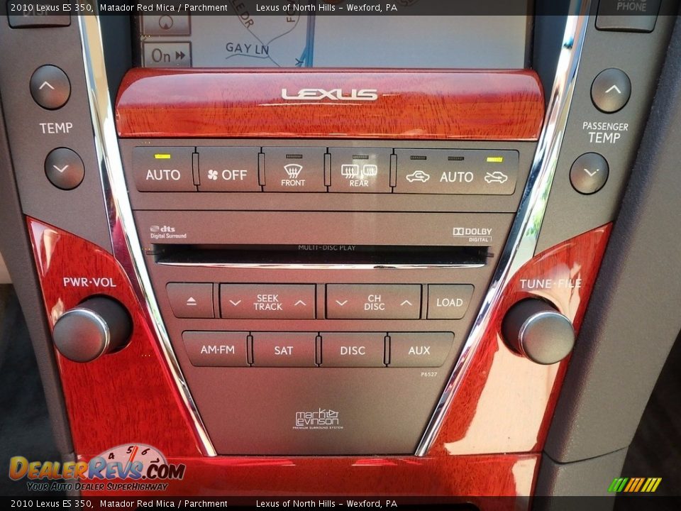 2010 Lexus ES 350 Matador Red Mica / Parchment Photo #17