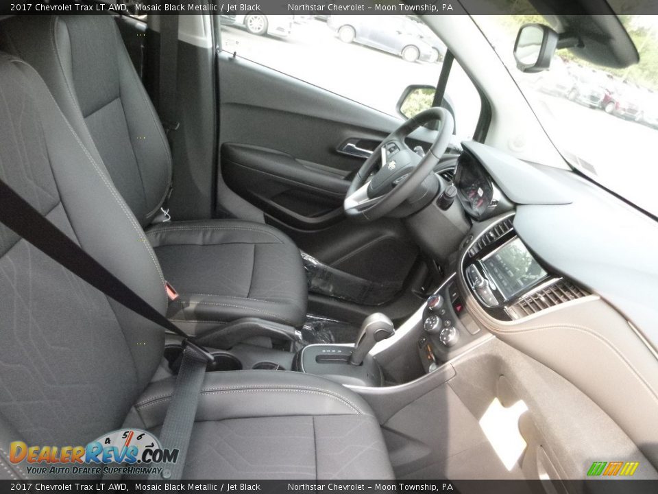 2017 Chevrolet Trax LT AWD Mosaic Black Metallic / Jet Black Photo #10