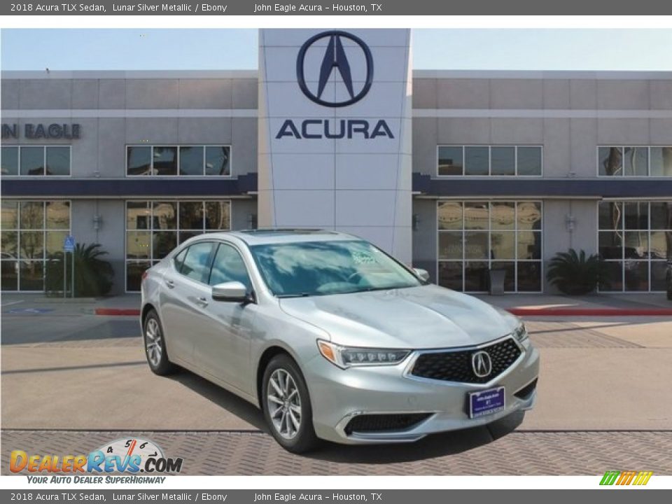 2018 Acura TLX Sedan Lunar Silver Metallic / Ebony Photo #1
