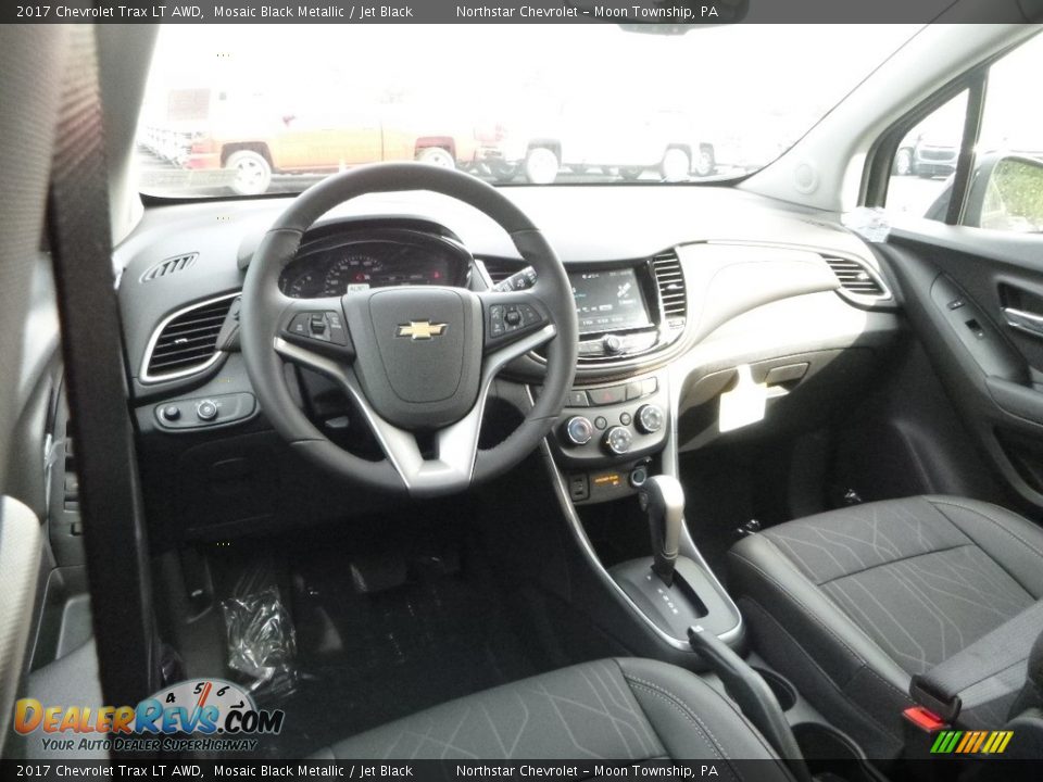 2017 Chevrolet Trax LT AWD Mosaic Black Metallic / Jet Black Photo #14