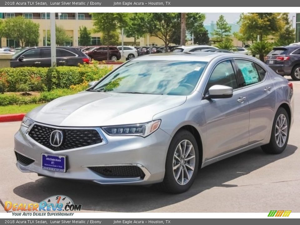 2018 Acura TLX Sedan Lunar Silver Metallic / Ebony Photo #3