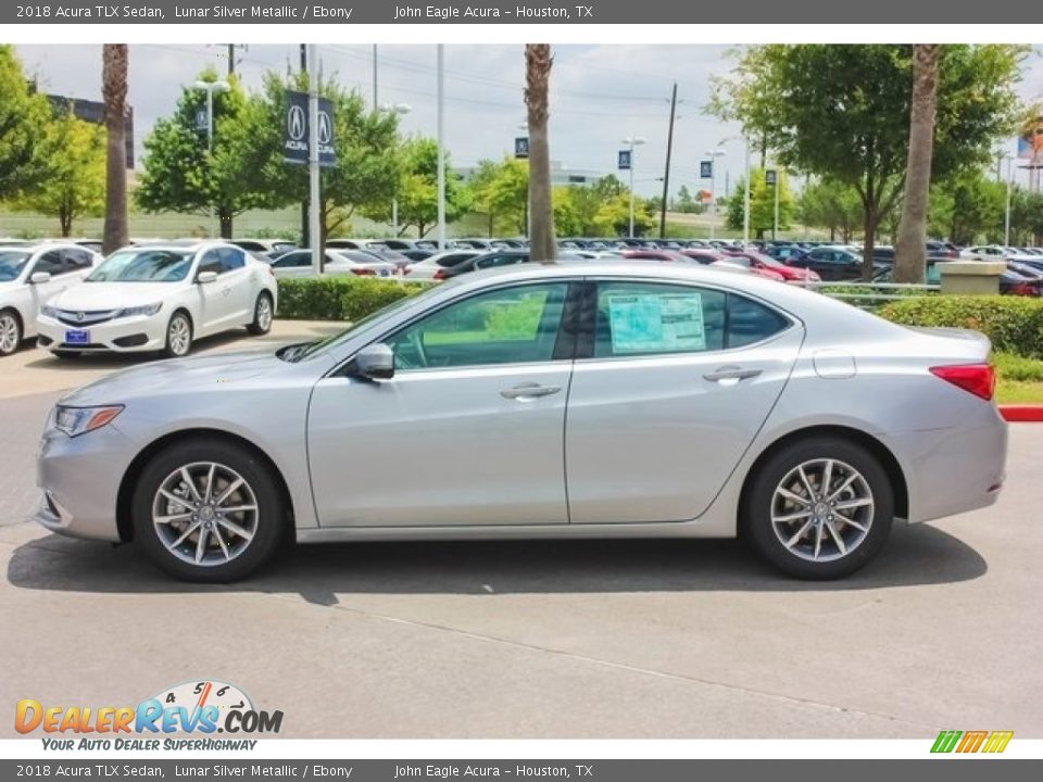 2018 Acura TLX Sedan Lunar Silver Metallic / Ebony Photo #4