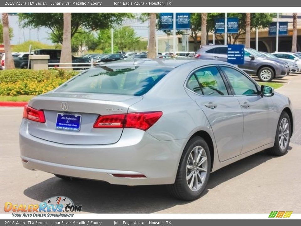 2018 Acura TLX Sedan Lunar Silver Metallic / Ebony Photo #7