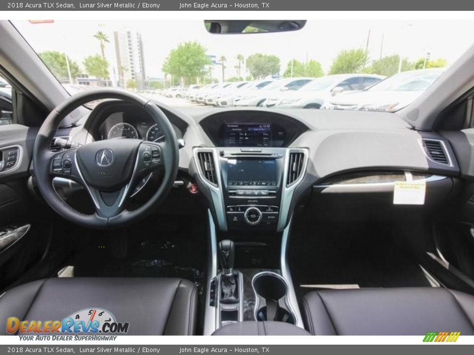 2018 Acura TLX Sedan Lunar Silver Metallic / Ebony Photo #9