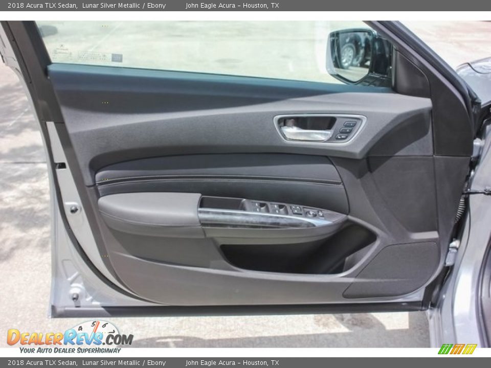2018 Acura TLX Sedan Lunar Silver Metallic / Ebony Photo #12