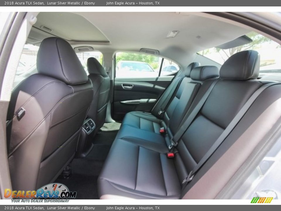 2018 Acura TLX Sedan Lunar Silver Metallic / Ebony Photo #17