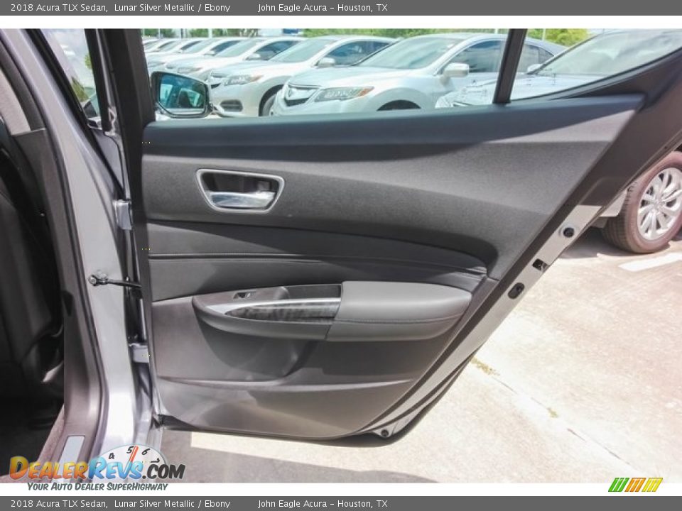 2018 Acura TLX Sedan Lunar Silver Metallic / Ebony Photo #19