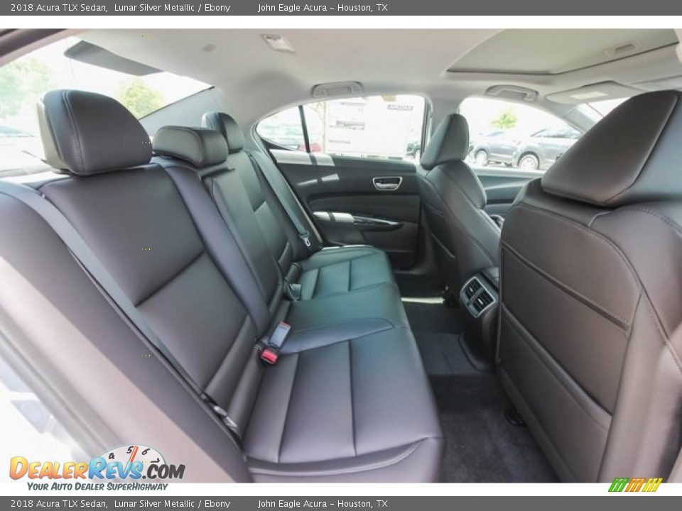 2018 Acura TLX Sedan Lunar Silver Metallic / Ebony Photo #20