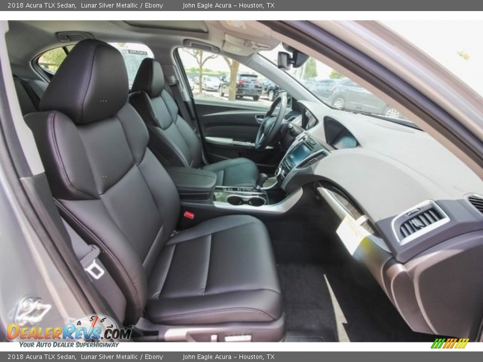 2018 Acura TLX Sedan Lunar Silver Metallic / Ebony Photo #22