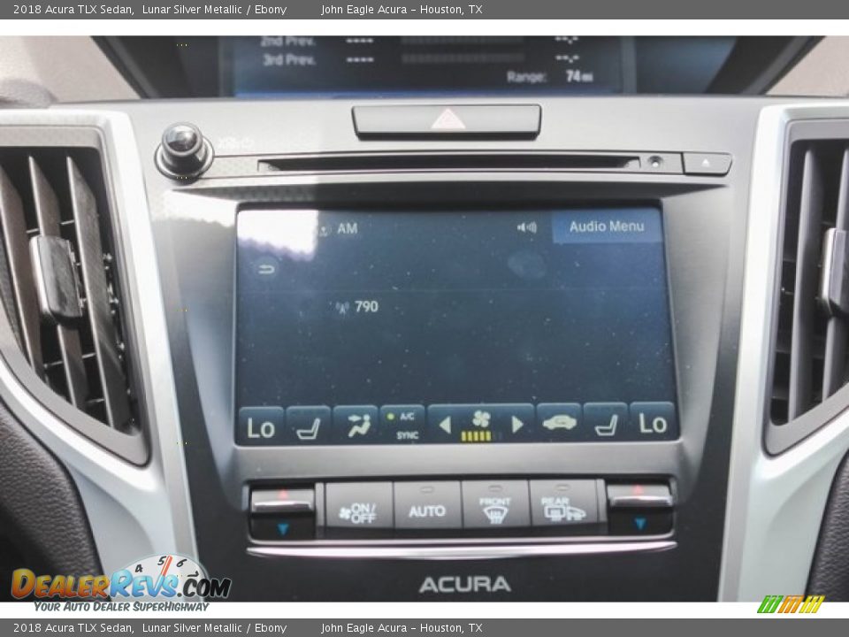 2018 Acura TLX Sedan Lunar Silver Metallic / Ebony Photo #28