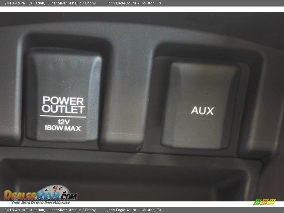 2018 Acura TLX Sedan Lunar Silver Metallic / Ebony Photo #36