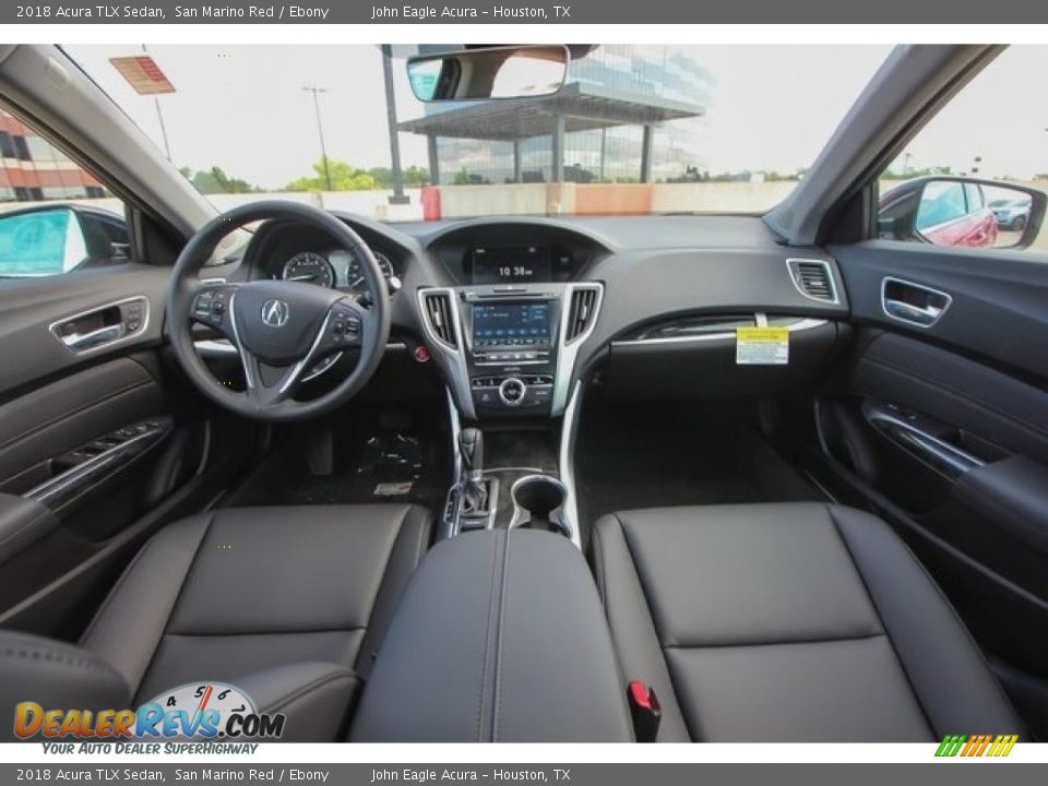 2018 Acura TLX Sedan San Marino Red / Ebony Photo #9