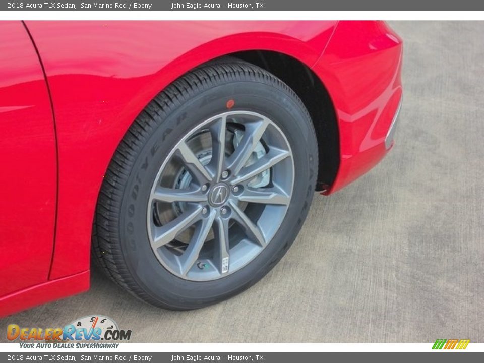 2018 Acura TLX Sedan San Marino Red / Ebony Photo #11