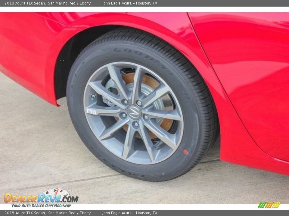 2018 Acura TLX Sedan San Marino Red / Ebony Photo #12