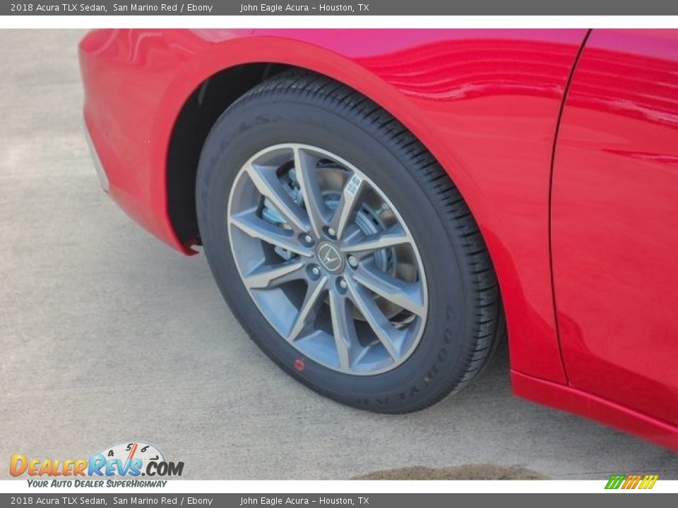 2018 Acura TLX Sedan San Marino Red / Ebony Photo #13