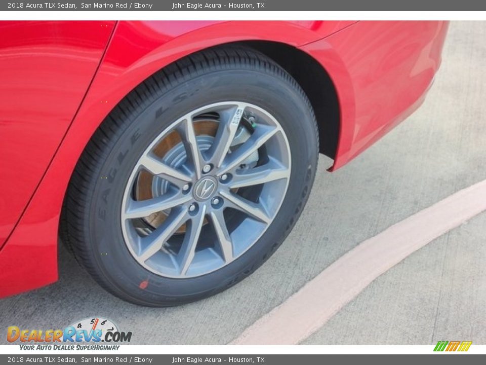 2018 Acura TLX Sedan San Marino Red / Ebony Photo #14