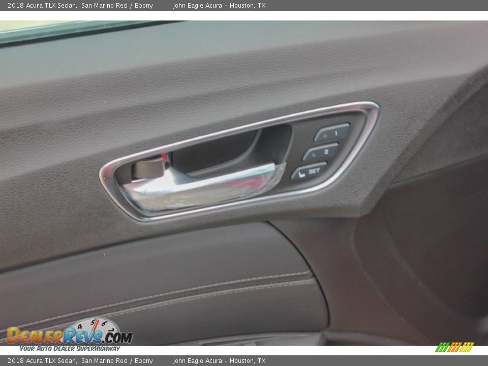 2018 Acura TLX Sedan San Marino Red / Ebony Photo #16
