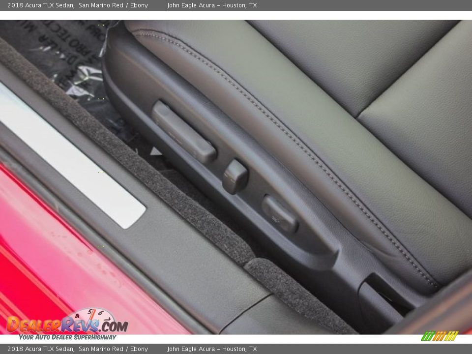 2018 Acura TLX Sedan San Marino Red / Ebony Photo #17