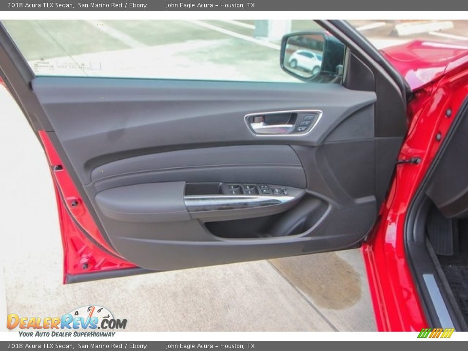 2018 Acura TLX Sedan San Marino Red / Ebony Photo #18