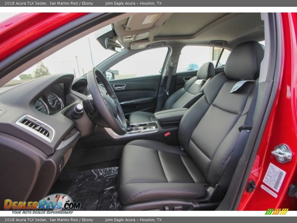 2018 Acura TLX Sedan San Marino Red / Ebony Photo #19