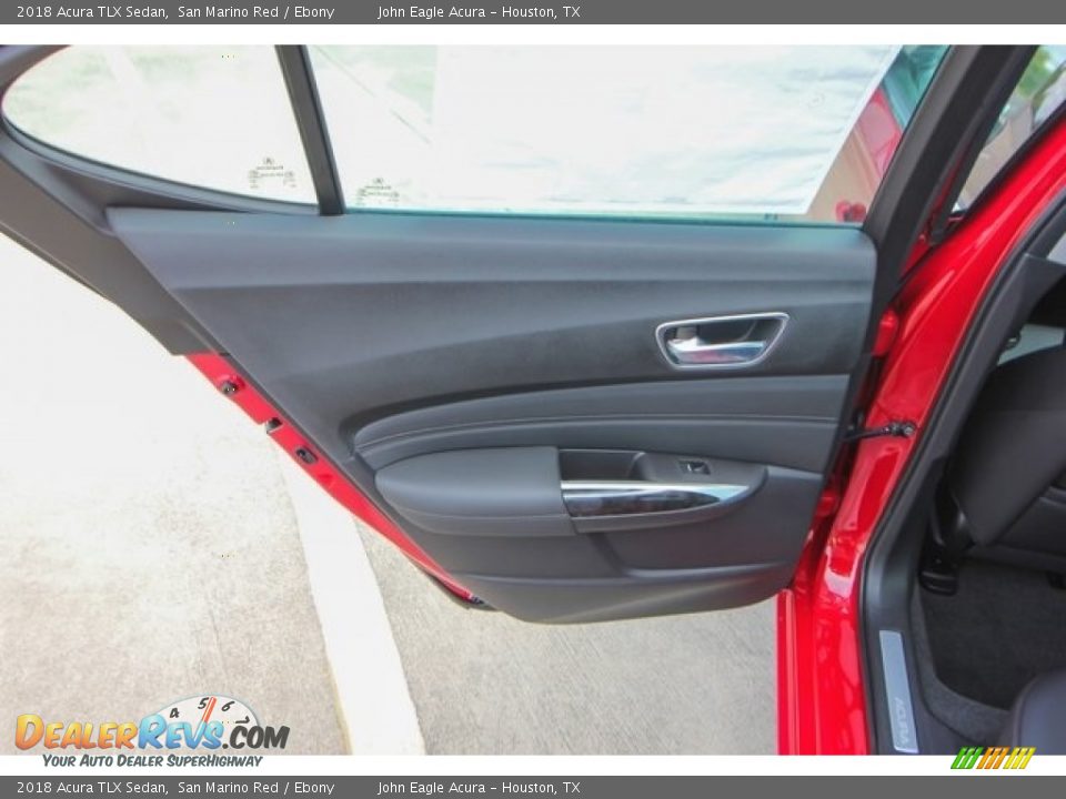 2018 Acura TLX Sedan San Marino Red / Ebony Photo #20