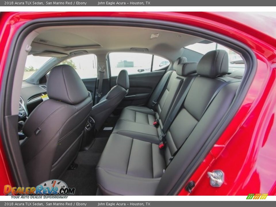 2018 Acura TLX Sedan San Marino Red / Ebony Photo #21
