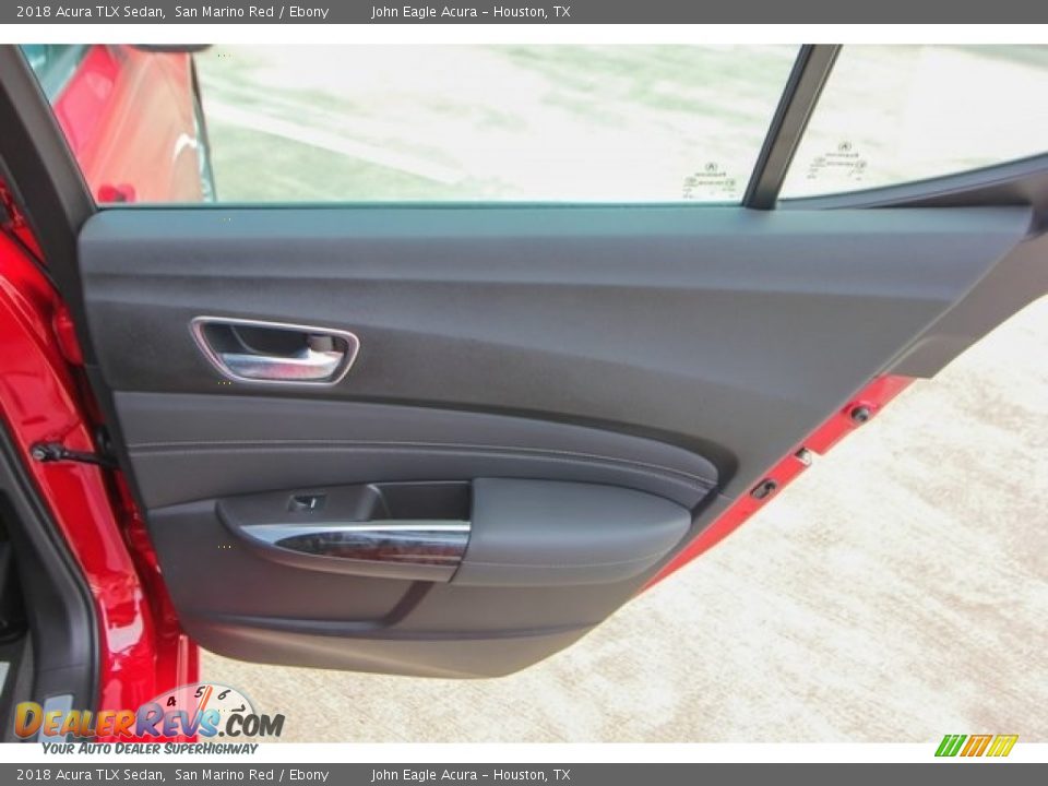 2018 Acura TLX Sedan San Marino Red / Ebony Photo #23