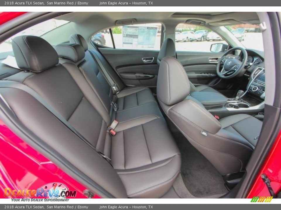 2018 Acura TLX Sedan San Marino Red / Ebony Photo #24