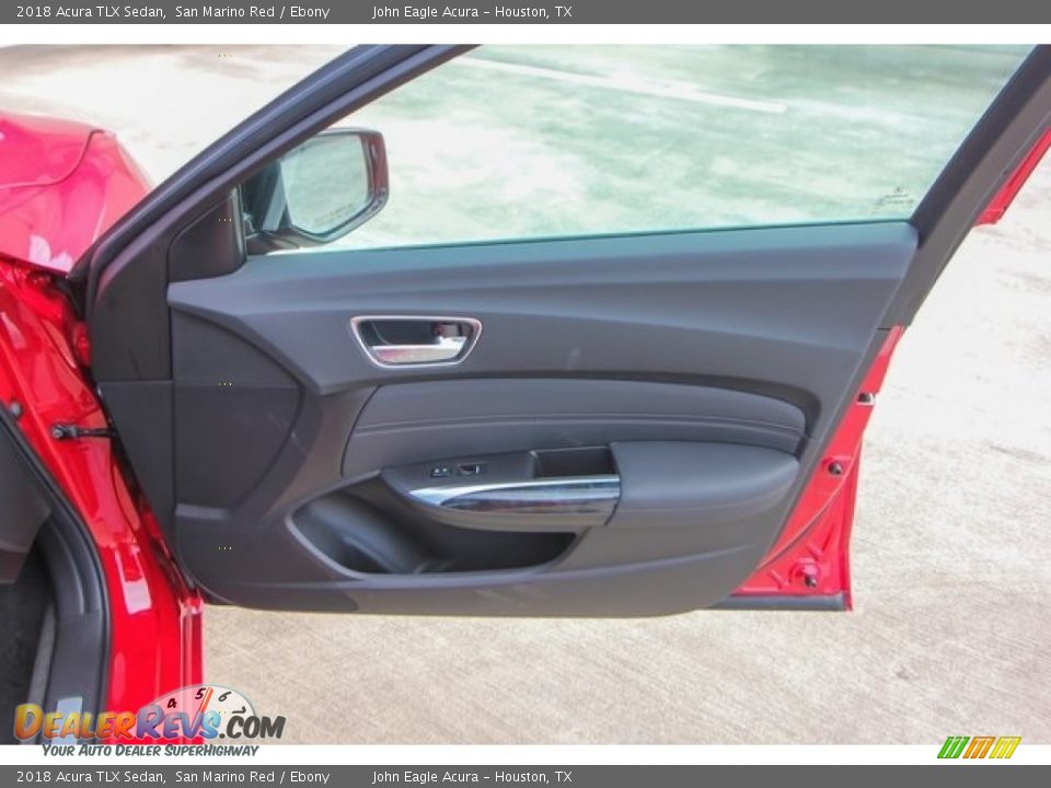 2018 Acura TLX Sedan San Marino Red / Ebony Photo #25