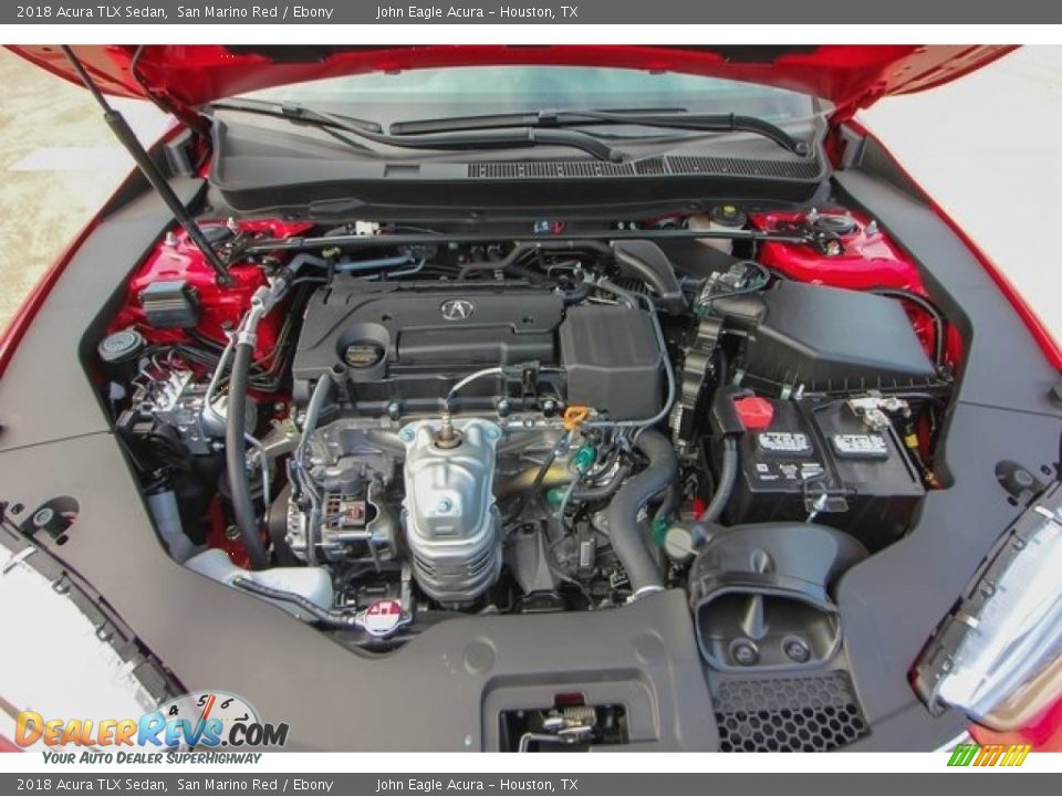 2018 Acura TLX Sedan San Marino Red / Ebony Photo #27