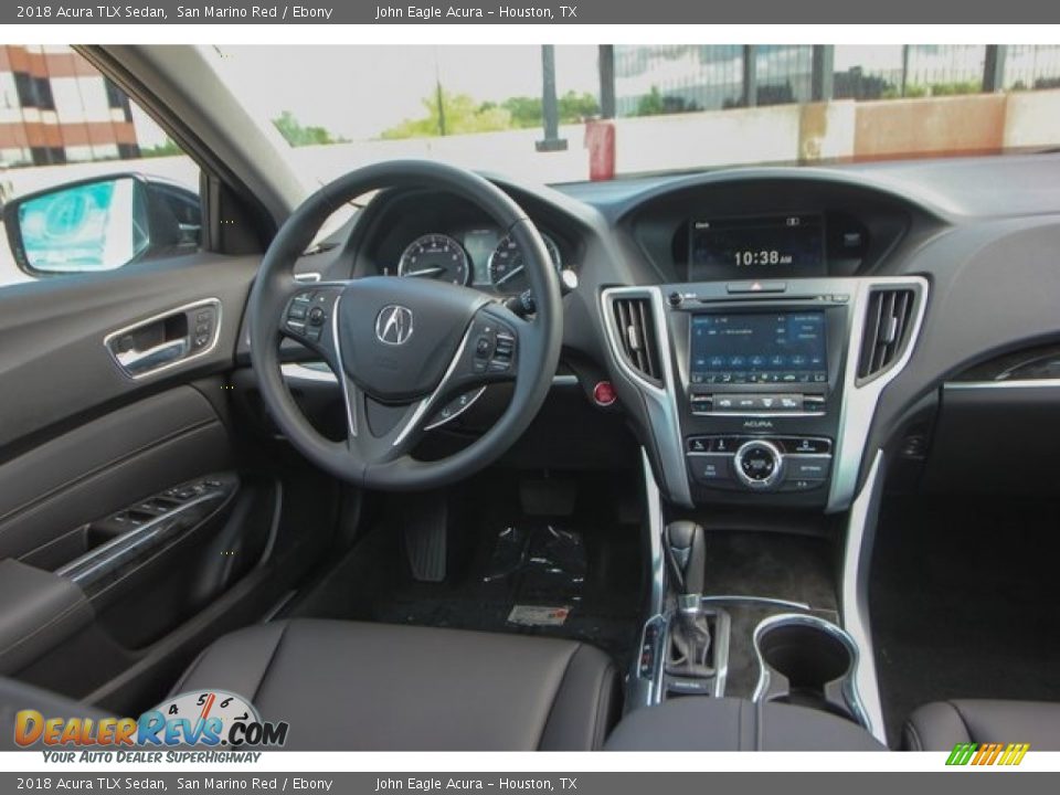 2018 Acura TLX Sedan San Marino Red / Ebony Photo #28