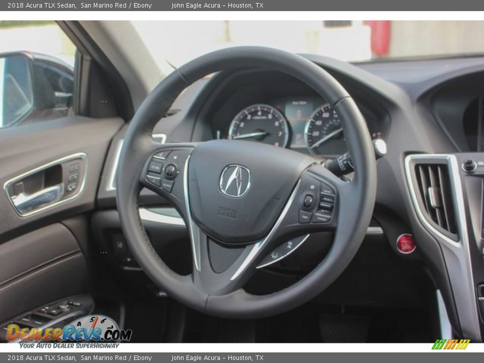 2018 Acura TLX Sedan San Marino Red / Ebony Photo #29