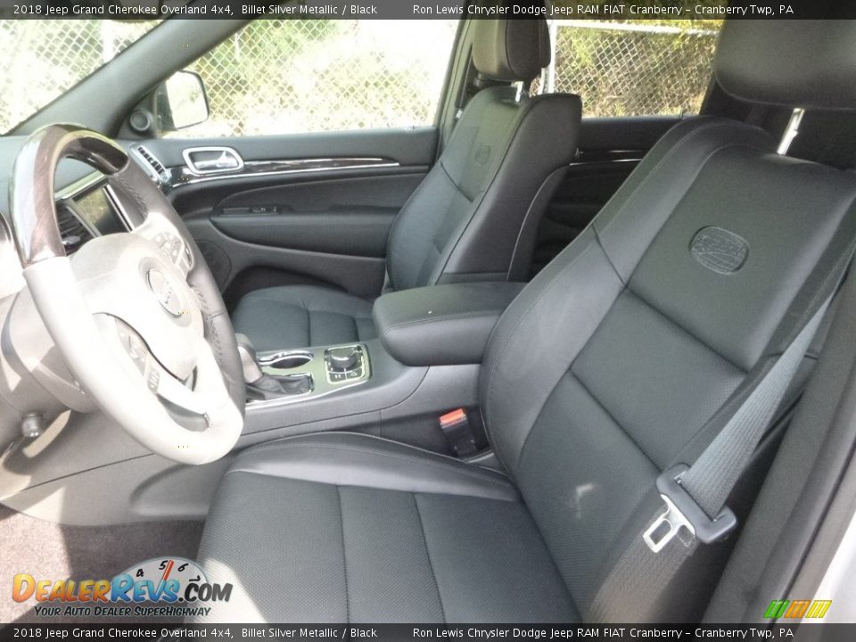 2018 Jeep Grand Cherokee Overland 4x4 Billet Silver Metallic / Black Photo #12