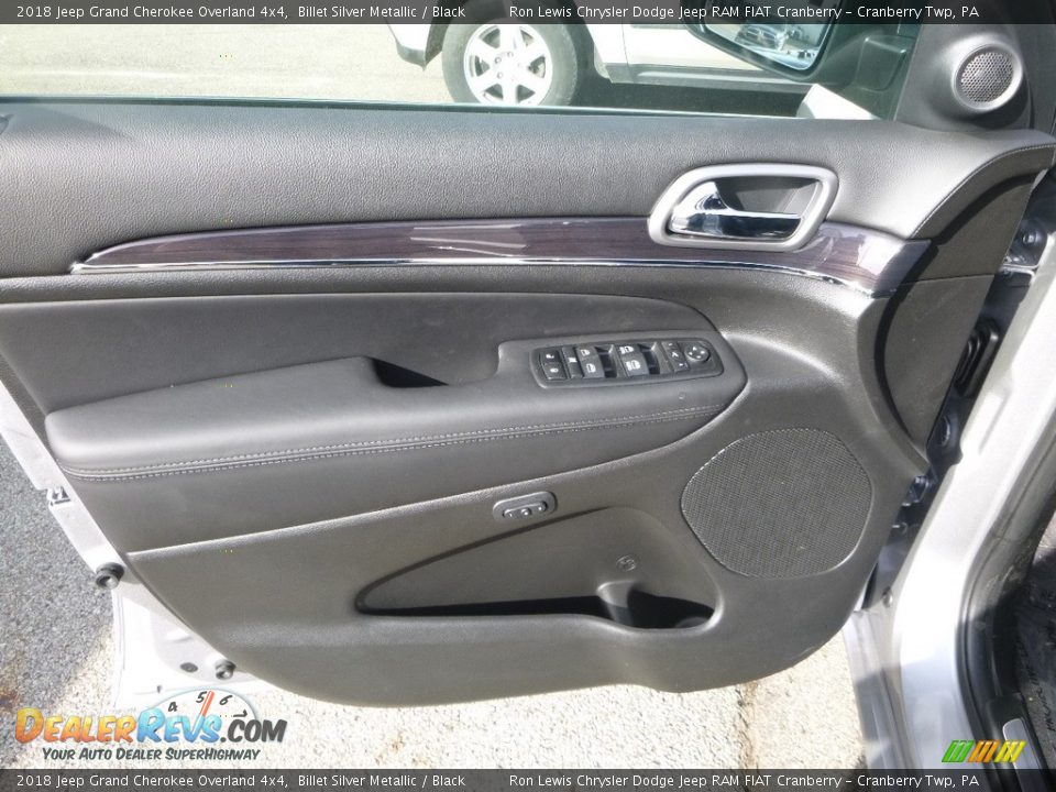 2018 Jeep Grand Cherokee Overland 4x4 Billet Silver Metallic / Black Photo #13