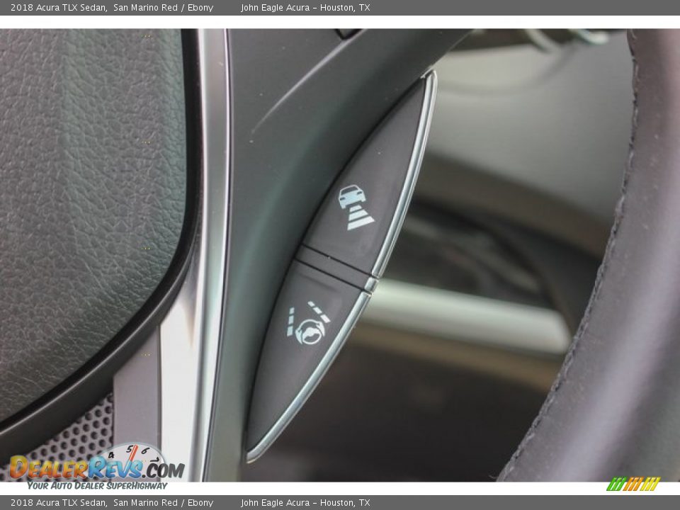 2018 Acura TLX Sedan San Marino Red / Ebony Photo #36