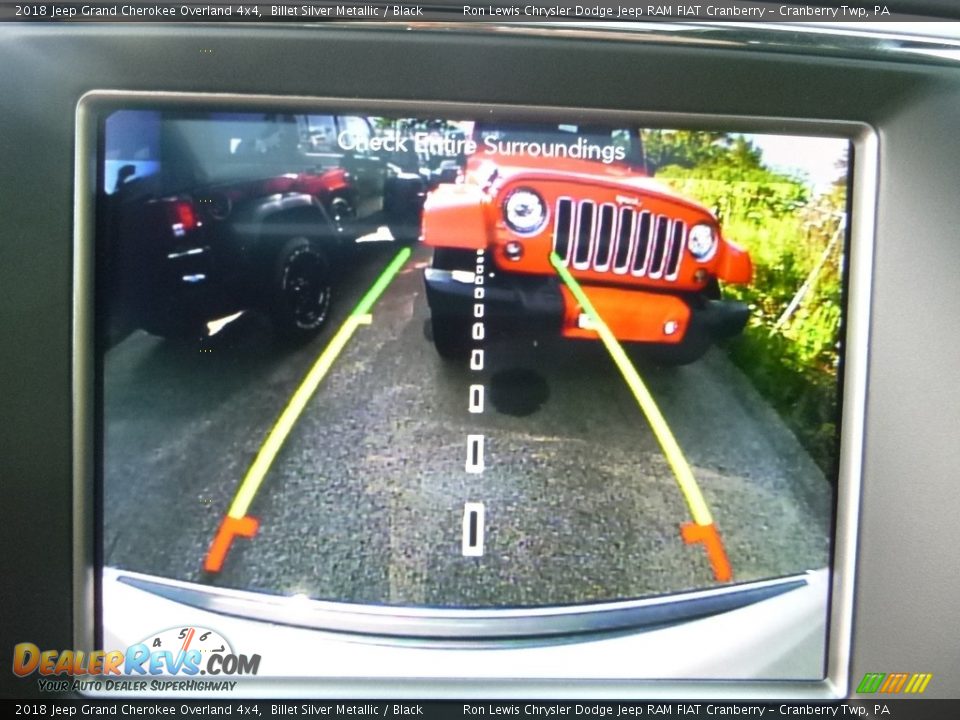 2018 Jeep Grand Cherokee Overland 4x4 Billet Silver Metallic / Black Photo #18