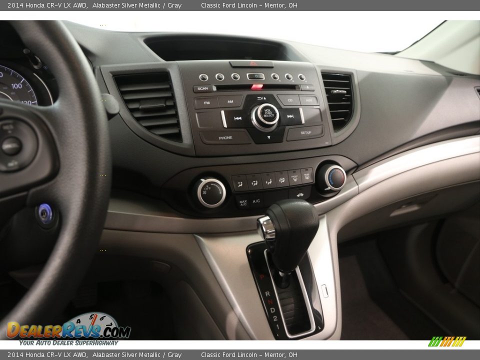 2014 Honda CR-V LX AWD Alabaster Silver Metallic / Gray Photo #8