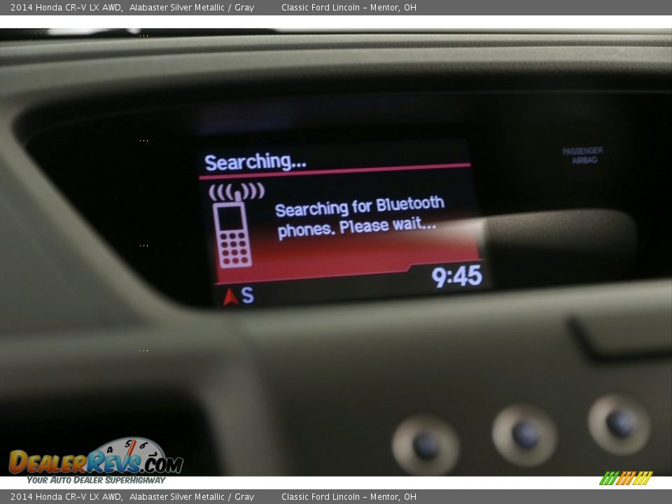 2014 Honda CR-V LX AWD Alabaster Silver Metallic / Gray Photo #9