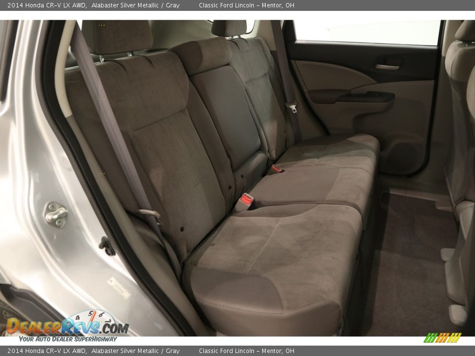 2014 Honda CR-V LX AWD Alabaster Silver Metallic / Gray Photo #13