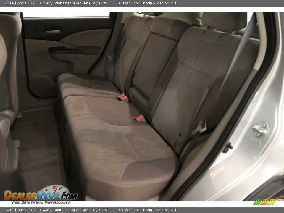 2014 Honda CR-V LX AWD Alabaster Silver Metallic / Gray Photo #14