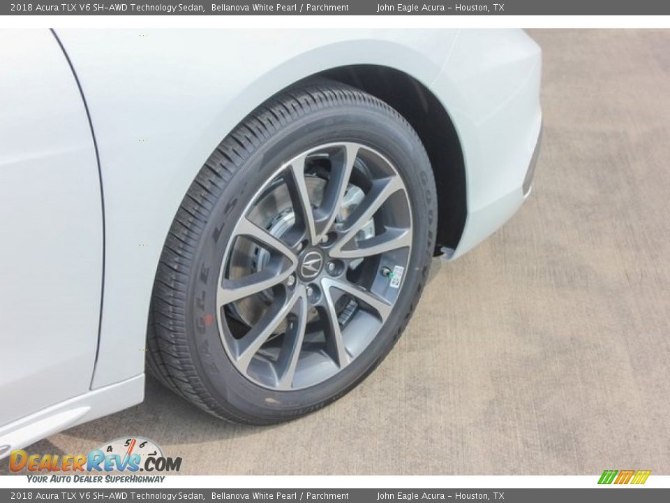 2018 Acura TLX V6 SH-AWD Technology Sedan Bellanova White Pearl / Parchment Photo #11