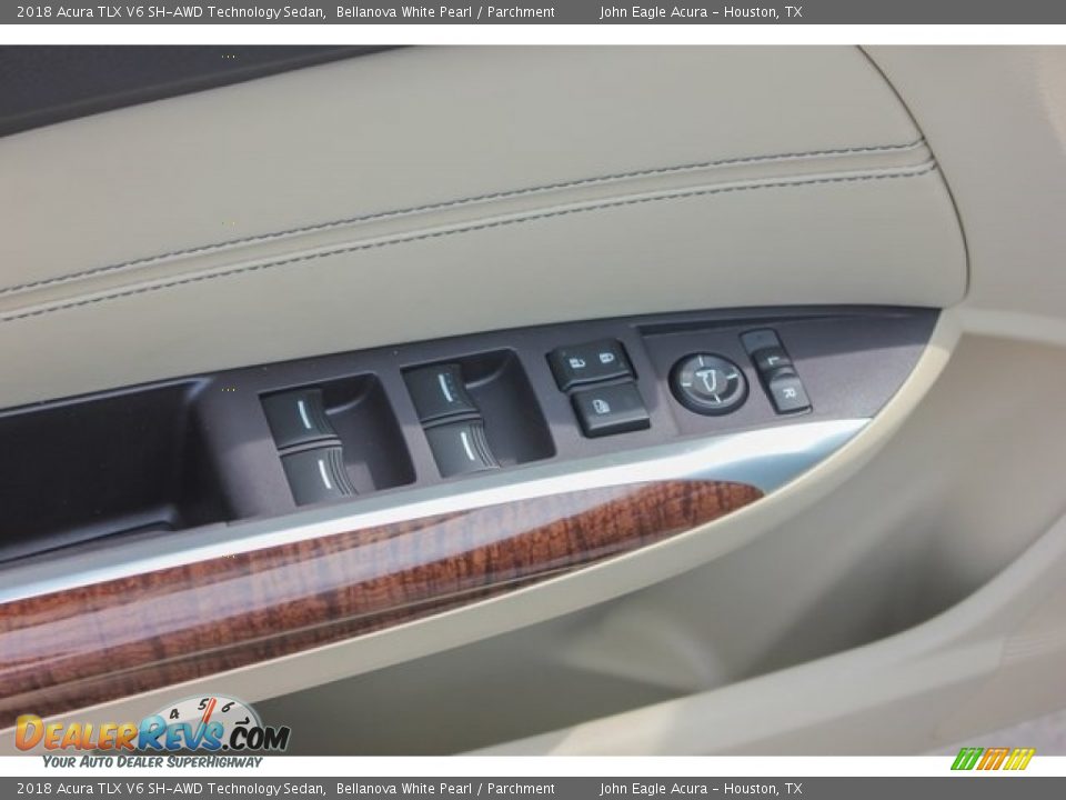 2018 Acura TLX V6 SH-AWD Technology Sedan Bellanova White Pearl / Parchment Photo #16