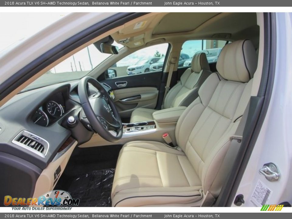 Front Seat of 2018 Acura TLX V6 SH-AWD Technology Sedan Photo #19